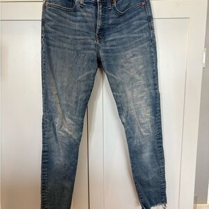 Madewell Blue Ankle Jeans